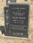LOUW Allen Ralph 1944-1974