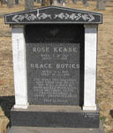 KEANE Rose 1927-1944 :: BOTIES Grace 1868-1963