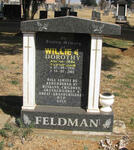 FELDMAN Willie 1932-2008 & Dorothy 1930-2003
