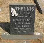 THEUNIS Cyril Clive 1946-1985