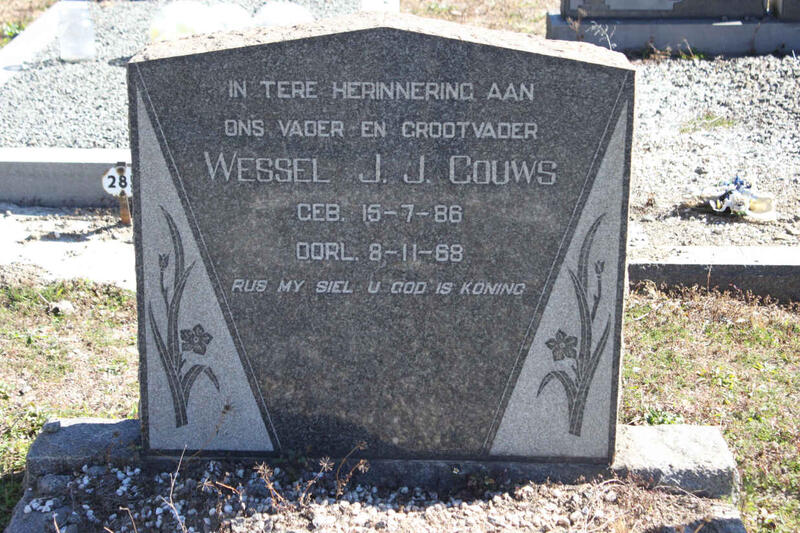 GOUWS Wessel J.J. 1886-1968