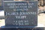 VILLET Jacobus Johannes 1975-1975