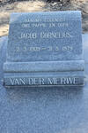 MERWE Jacob Cornelius, van der 1909-1979