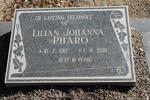 PHARO Lilian Johanna 1912-1986