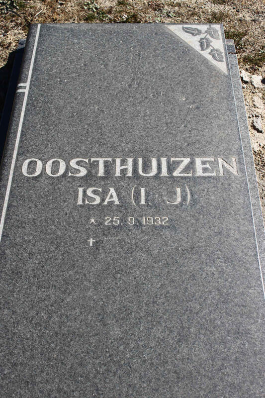 OOSTHUIZEN I.J. 1932-