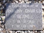 BLAINE Anthony Charles 1935-1989