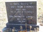 LANDREY Sydney Paton 1902-1980 & Edna Antoinette 1897-1981