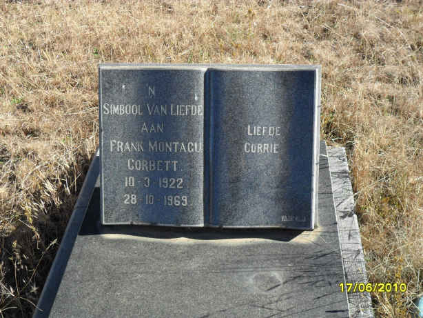 CORBETT Frank Montague 1922-1969