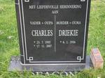 DEACON Charles 1935-2007 & Driekie 1936-