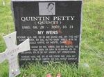 PETTY  Quintin 1985-2007