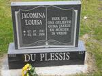 PLESSIS Jacomina Louisa, du 1931-2008