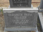 GILLESPIE Elizabeth Beryl nee STAUNTON 1916-1994