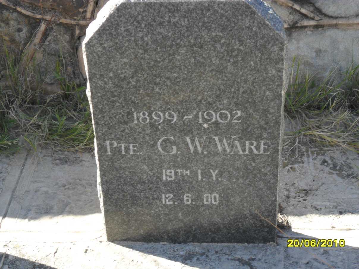 WARE G.W. -1900