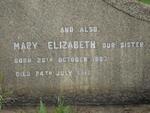 ROBERTS Mary Elizabeth 1897-1917