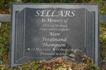 SELLARS Alan Ferdinand Thompson 1920-2002