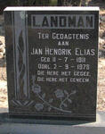 LANDMAN Jan Hendrik Elias 1911-1978