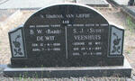 WIT B.W., de 1908-1992 :: VEENHUIS S.J. nee DE WIT 1897-1981