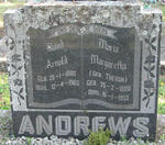 ANDREWS David Arnold 1880-1965 & Maria Margaretha THERON 1880-1953