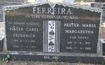 FERREIRA Pieter Carel Frederick 1901-1977 & Hester Maria Margaretha CALITZ 1907-1983
