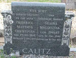 CALITZ Frederick Matthys Christiaan 1892-1954 & Gesina Magdelena SWART 1880-1971