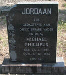 JORDAAN Micheal Phillipus 1897-1966