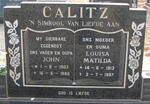 CALITZ John 1903-1986 & Louisa Matilda 1913-1997