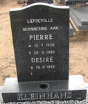 KLEINHANS Pierre 1938-1990 & Desiré 1942-