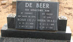 BEER G.J., de 1924-1993 & M.D.E. 1928-2001