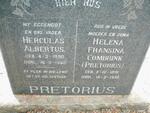 PRETORIUS Herculas Albertus 1890-1948 & Helena Fransina Combrink PRETORIUS 1891-1985