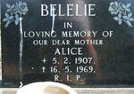 BELELI Alice 1907-1969