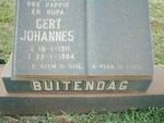 BUITENDAG Gert Johannes 1911-1984