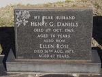 DANIELS Henry G. -1969 & Ellen Rose -1973