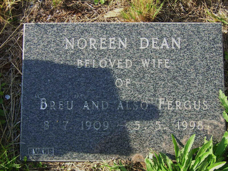 DEAN Noreen 1909-1998