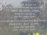 DOWIE James Richard 1900-1964 & Dorothy May 1900-1984