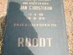 ROODT Jan Christiaan 1911-1970