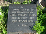 ELLIS John Sydney 1887-1967