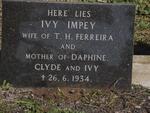 FERREIRA Ivy nee IMPEY -1934