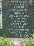 FIELDING Henry Lawrence -1960 & Myrtle May -1981