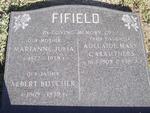 FIFIELD Albert Butcher 1869-1939 & Marianne Julia 1877 - 1939 :: FIFIELD Adelaide Mary Carruthers 1909-1970