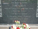 FORLEE Tom -1952 & Florence May 1954