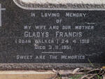 FRANCIS Gladys nee WALKER 1918-1951