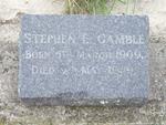 GAMBLE Stephen E. 1909-1959