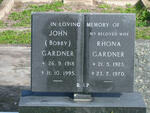 GARDNER John 1918-1995 & Rhona 1923-1970