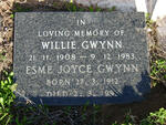 GWYNN Willie 1908-1983 & Esme Joyce 1912-1993