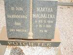 POTGIETER Martha Magdalena 1891-1981