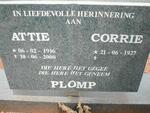 PLOMP Corrie 1927- & Attie 1916-2000