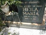 PRINSLOO Heila Maria 1922-1981