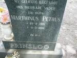 PRINSLOO Marthinus Petrus 1918-1982