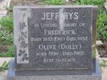 JEFFERYS Frederick 1882-1952 & Olive 1899-1965