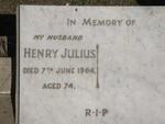JULIUS Henry -1964